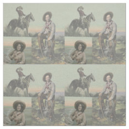 Westerna cowboys- och Cowgirlgammala västern 4,5" Tyg