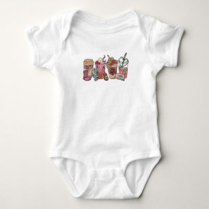 Westerna Cowboyteme Theme Baby i Älskare T Shirt