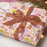 Westerna Cowgirl Boots Blommigt Rosa Mönster Presentpapper<br><div class="desc">Westerna Cowgirl Boots Blommigt Rosa Mönster Wrapping Papper Gift Wrap har cowgirl-skor och färgstark rosa,  gult och orange moderna blommor. Perfekt för presentemballering för födelsedag,  jul och firande. Skapat av Evco Studio www.zazzle.com/store/evcostudio</div>