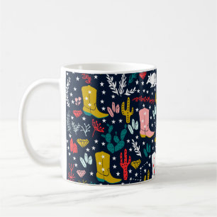 Westerna Cowgirl Coffee Mugg
