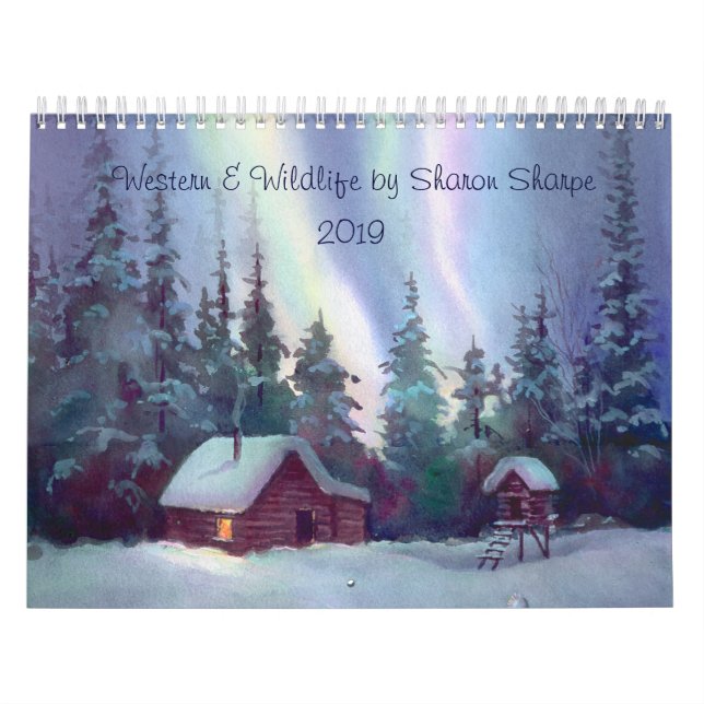 WESTERNA & DJURLIVPLATSER 2016 av SHARON SHARPE Kalender (Omslag)