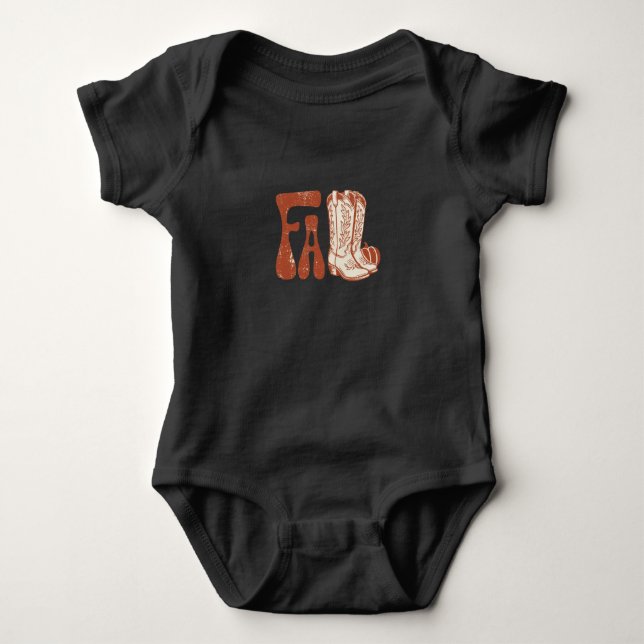 Westerna Fall Vibes T Shirt (Framsida)