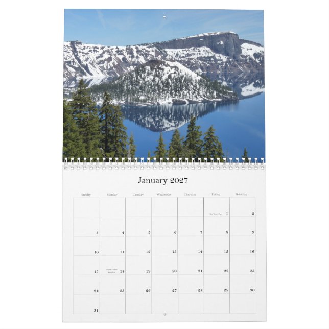 Westerna Förenade Stater 2014-kalendern Kalender (Jan 2027)