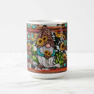 Westerna Gnome Sunblommturkos Stones Kaffemugg