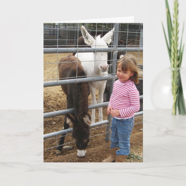 Westerna Grattisar i Cute Woman DVM Student Kort (Framsida)