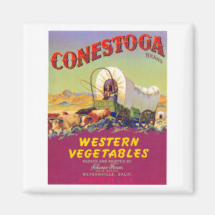 Westerna grönsaker av typen Conestoga Magnet