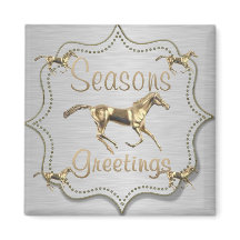 Westerna Guld-häst vid Silver Helgdag