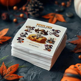 Westerna Halloween-förstapådd med en-Derall-Spooky Pappersservett