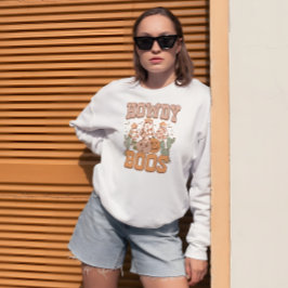 Westerna Halloween "Howdy Boos" Spöken Cowboy Hats T Shirt