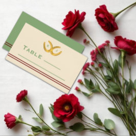 Westerna hästseshoes Bröllop Placeringskort