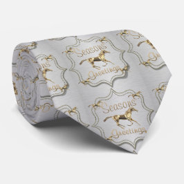 Westerna Helgdagar Guld Horse Slips
