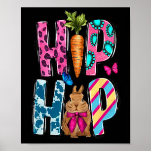 Westerna Hip hop-dagen och Glad påsk-dagen för mor Poster