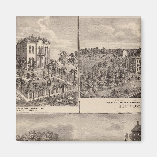 Westerna högskolan i Marshalltown Magnet (Framsidan)