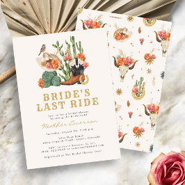 Westerna Inbjudningskort för möhippan