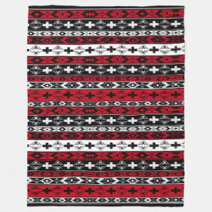 Westerna Indian Fleece Blanket