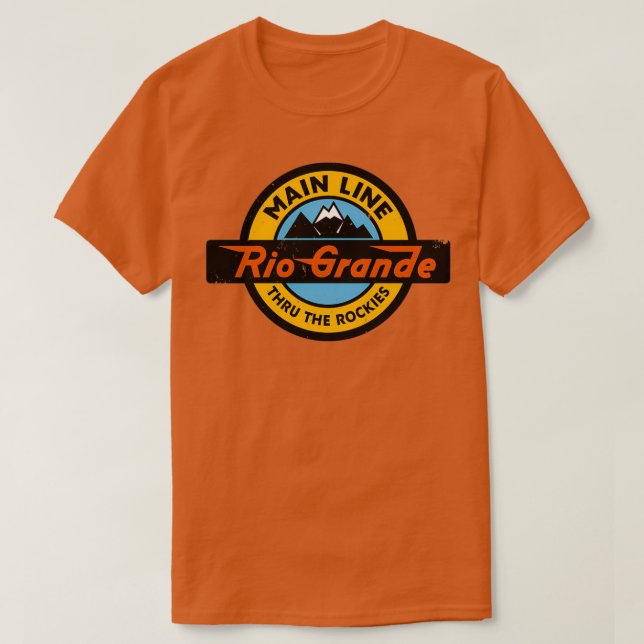 Westerna järnvägen i Denver och Rio Grande 1 T Shirt (Design framsida)
