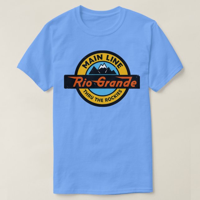 Westerna järnvägen i Denver och Rio Grande 2 T Shirt (Design framsida)
