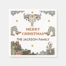 Westerna jul Party Pappersservett