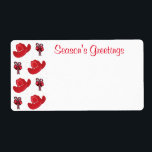 Westerna julafton och Polkagrisar Fraktsedel<br><div class="desc">Western julafton Hats och polkagrisar Anpassadet Greetings Text kan redigeras till andra hälsning,  t.ex. God jul,  Glad helg eller så kan den tas bort helt. Använda för namn bricka för transport eller julfest.</div>