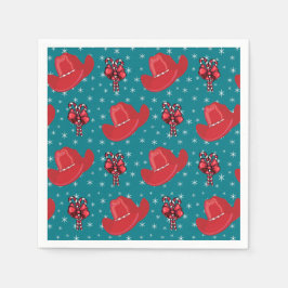 Westerna julafton och Polkagrisar Pappersservett