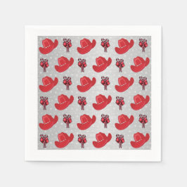 Westerna julafton och Polkagrisar Pappersservett