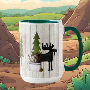 Westerna kaffet mugg i norra Skogen