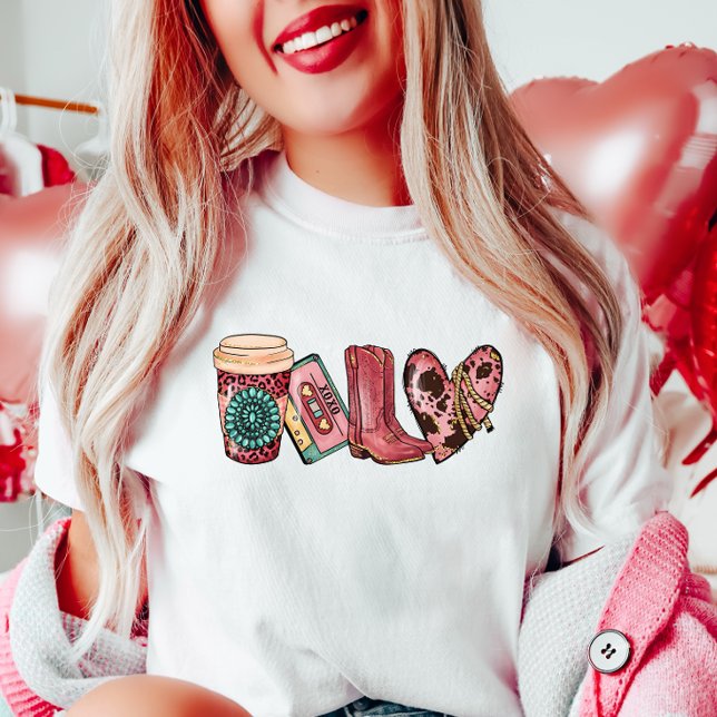 Westerna Kärlek Valentine T Shirt (Skapare uppladdad)