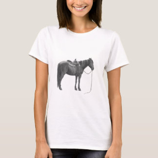 Westerna Lagrar-häst T-Shirt