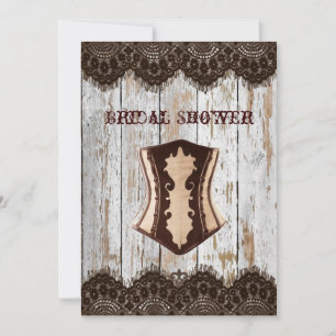 Westerna land corset steampunk möhippa inbjudningar