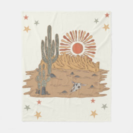 Westerna Land Cowboy Birthday Fleecefilt