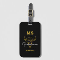 Westerna Land Cowboy Monogram Best Man-Marskalkar