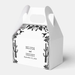 Westerna Land Cowboy Rustic Bröllop Välkommen Presentaskar