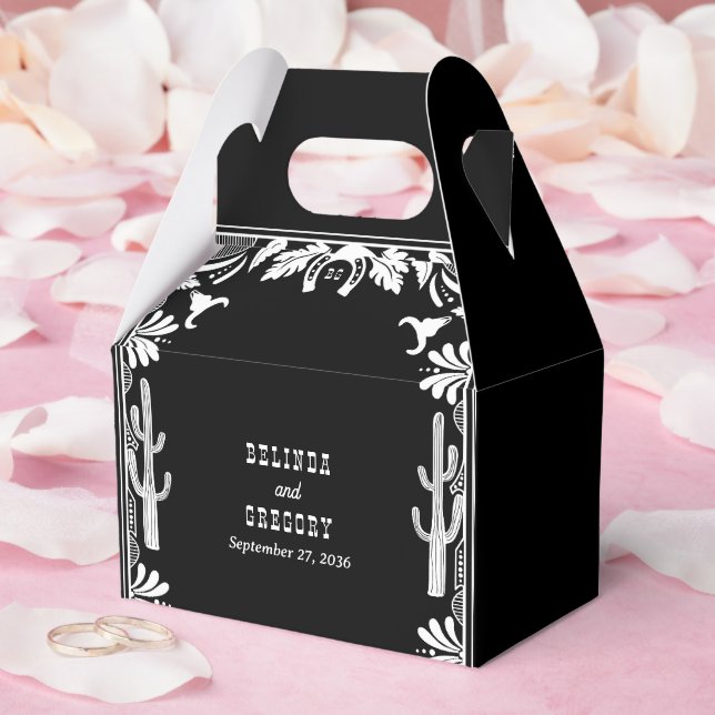 Westerna Land Cowboy Rustic Bröllop Välkommen Presentaskar (Bröllop)