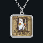 westerna land cowboyfotohalsband bröllop silverpläterat halsband<br><div class="desc">vintage westerna land cowboyfotohalsband i bröllop</div>