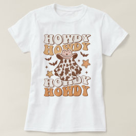 Westerna Land Cowgirl Howdy Funny Halloween T Shirt