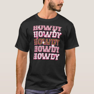 Westerna Land Cowgirl Rodeo Horse Girl Howdy Cac T Shirt