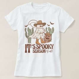 Westerna Land Cowgirl Spooky Season Halloween T Shirt