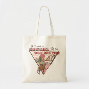 Westerna Land Cowgirl Tygkasse