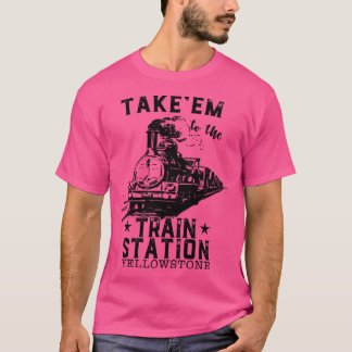 Westerna Land-gulssten tar mig till Tåg T Shirt