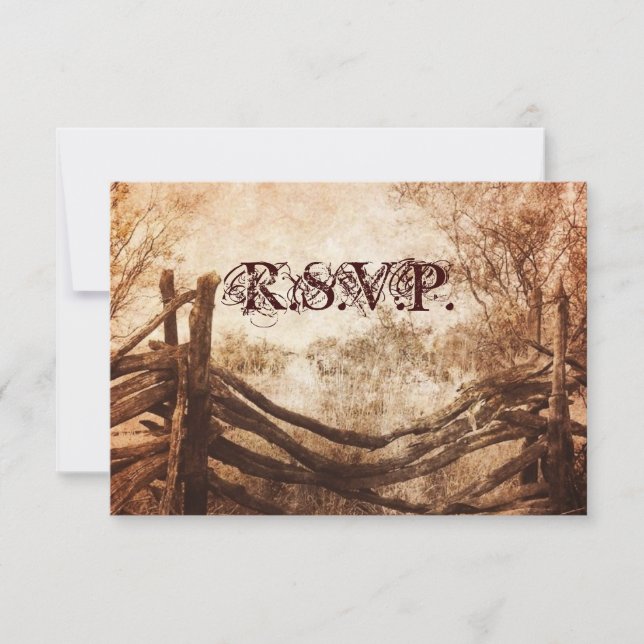 westerna land-jordbrukets bröllop OSA svar (Framsida)