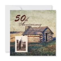 westerna land-kabinen 50:e bröllop-årsdagen