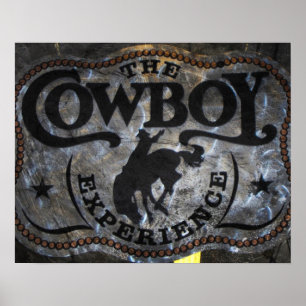 westerna land Stampede Horse cowboyrodeo Poster