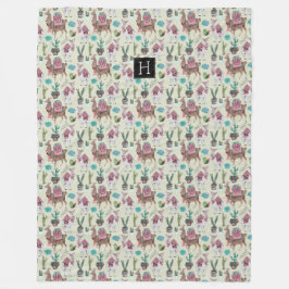 Westerna Llamas & Cactus | Filtar för stor fiskefl