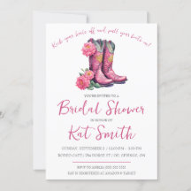 Westerna Möhippan Cowgirl Boots and Flowers