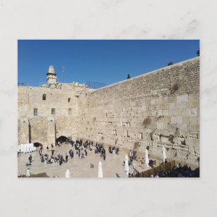 Westerna muren, Israel Vykort