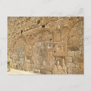 Westerna muren, Jerusalem, Israel Vykort
