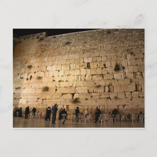 Westerna muren (Kotel), Jerusalem Vykort (Framsida)