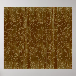 Westerna nötkreatursmärken poster