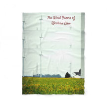 Westerna Ohio Fleece Blankets vindkraftverk