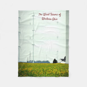 Westerna Ohio Fleece Blankets vindkraftverk
